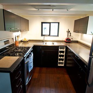 kitchen with kitchen hub kitchen storage unit and kitchen hub oven window