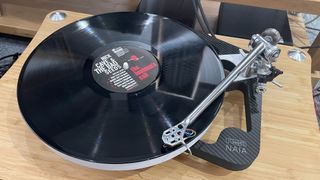 Rega Naia with Nick Cave vinyl playing