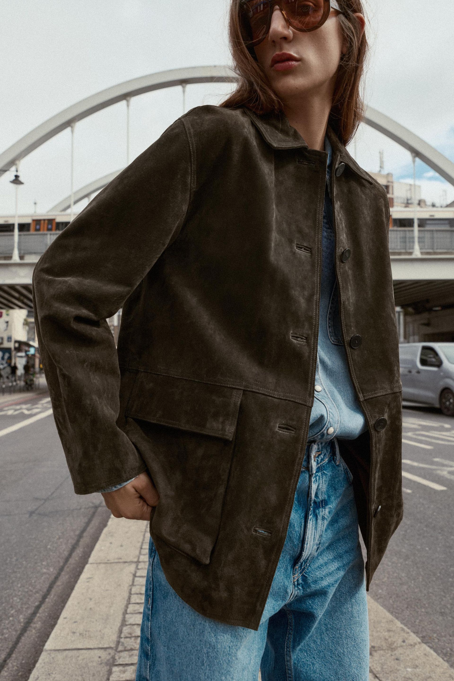 100% Suede Leather Jacket