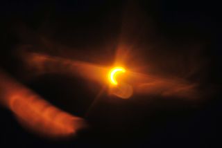 Solar Eclipse Seen in Pahrump, NV