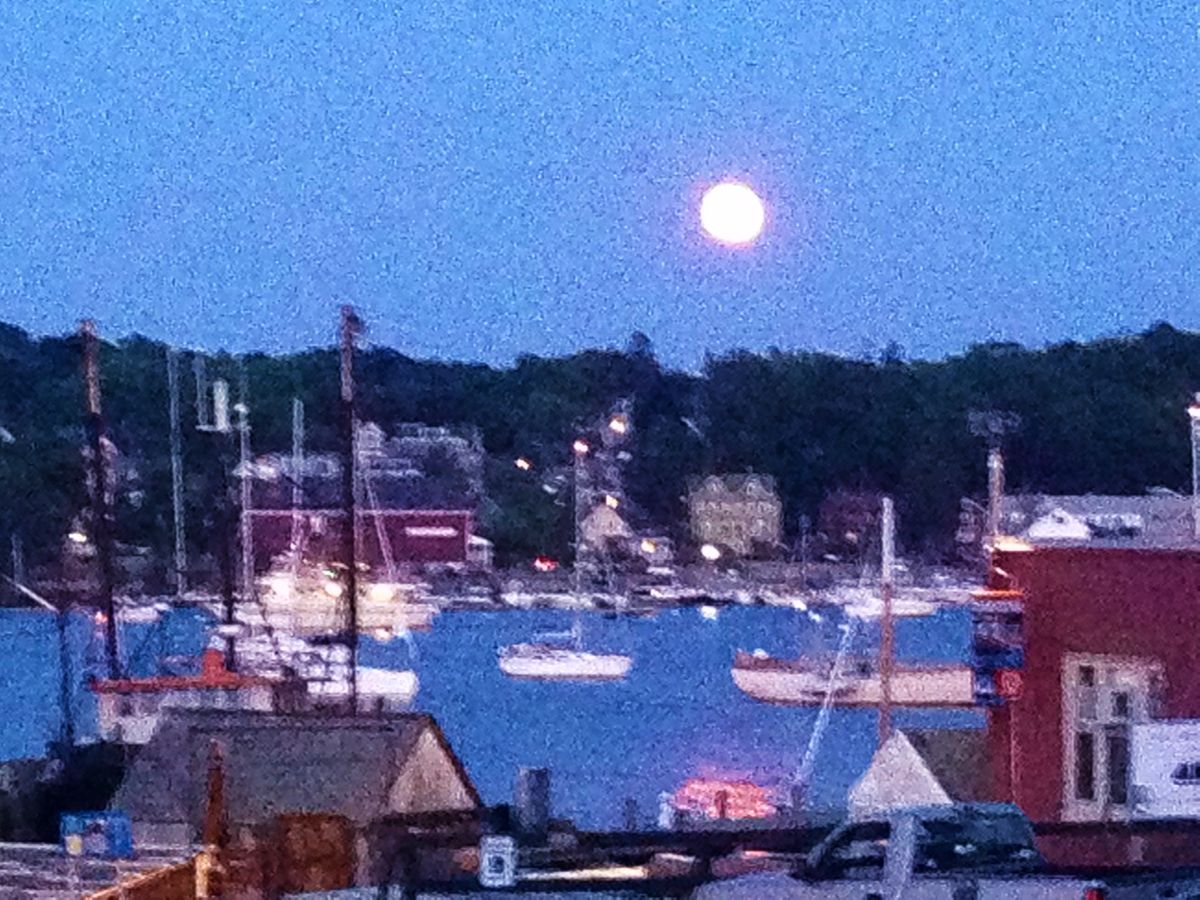 Supermoon over Gloucester