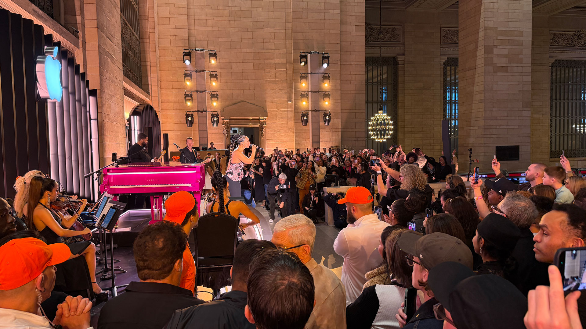 Apple 50th kickoff in Grand Central Station