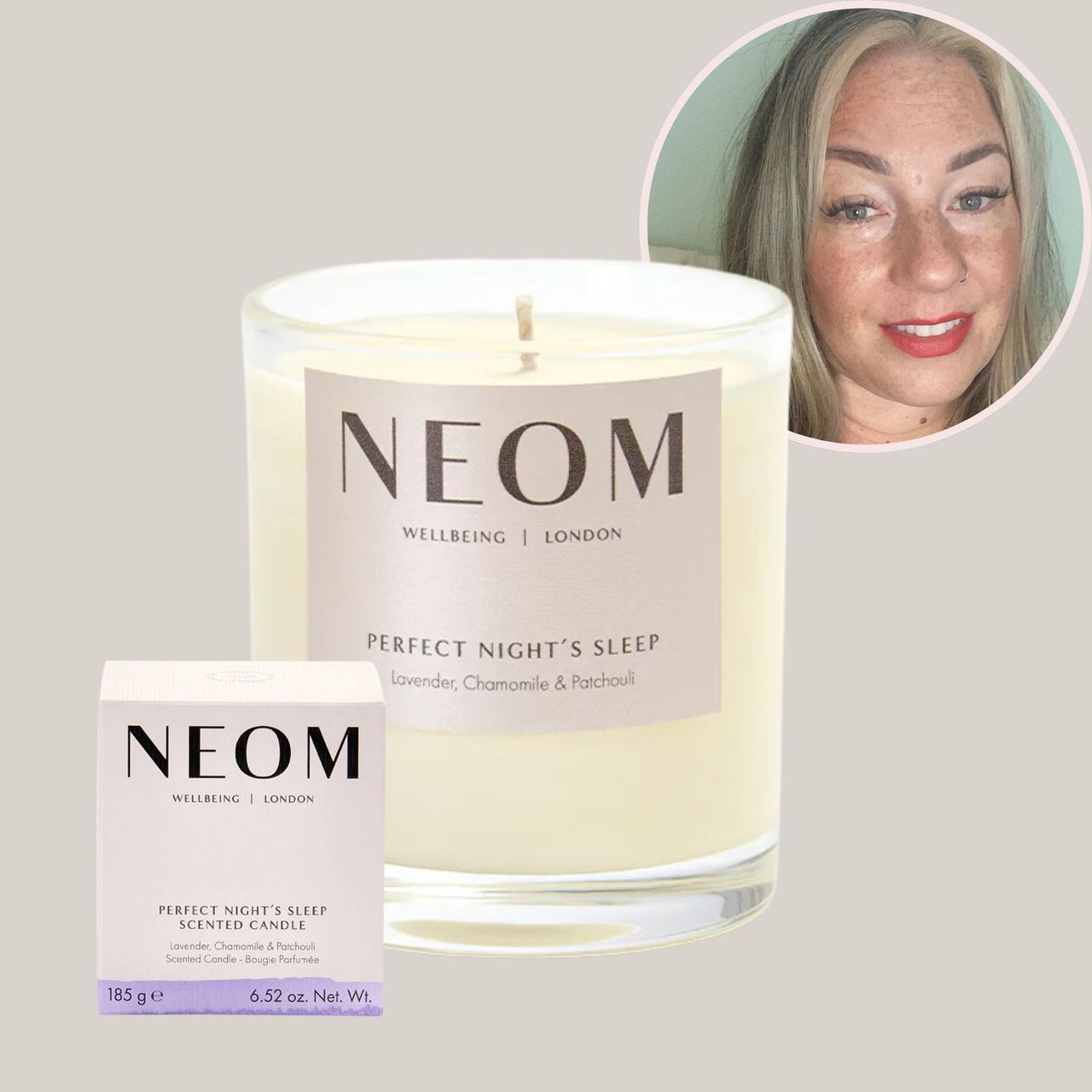 Neom wellbeing perfect night's sleep candle