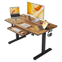 Fezibo Standing desk with keyboard tray: