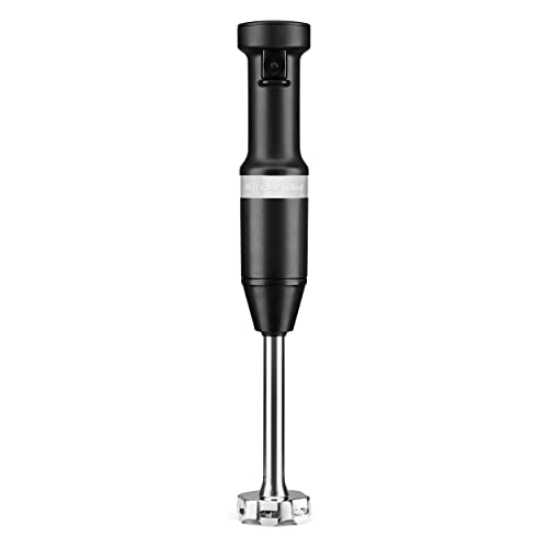 Kitchenaid Variable Speed Corded Hand Blender Khbv53, Matte Black