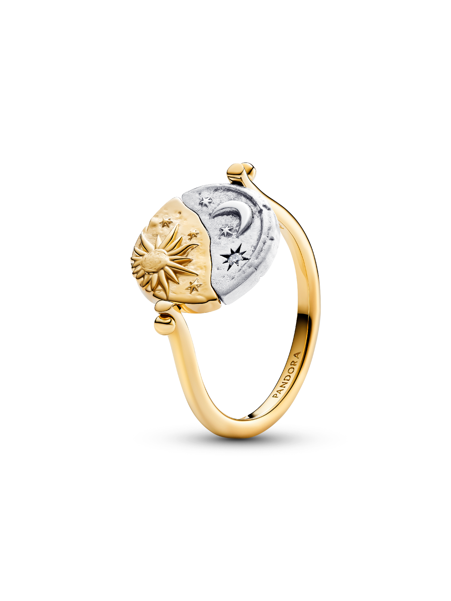 Sun &amp; Moon Reversible Medallion Ring