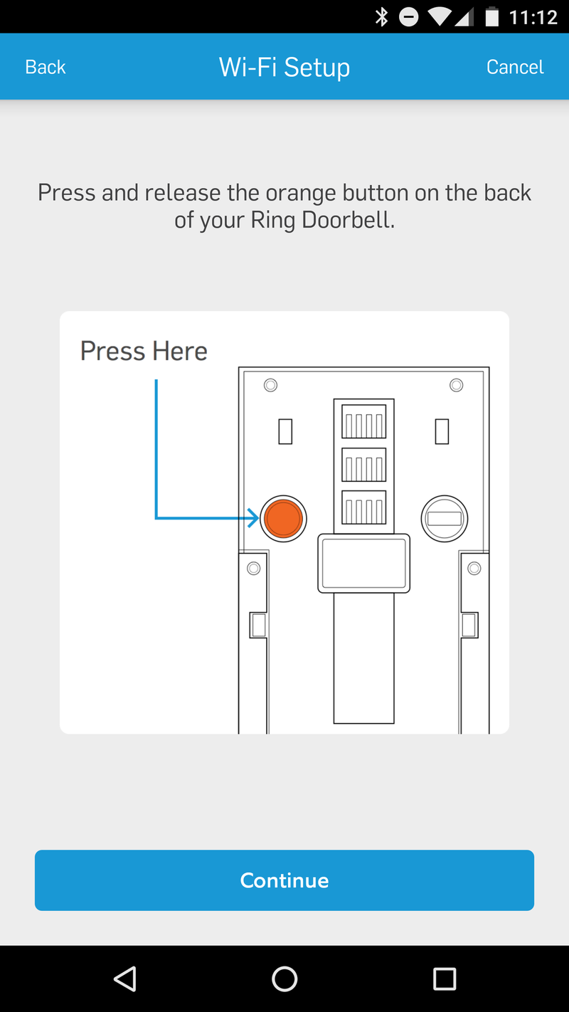 Ring app setup