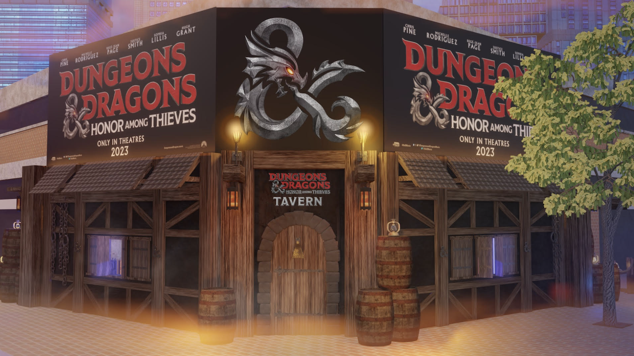 The Dungeons and Dragons tavern