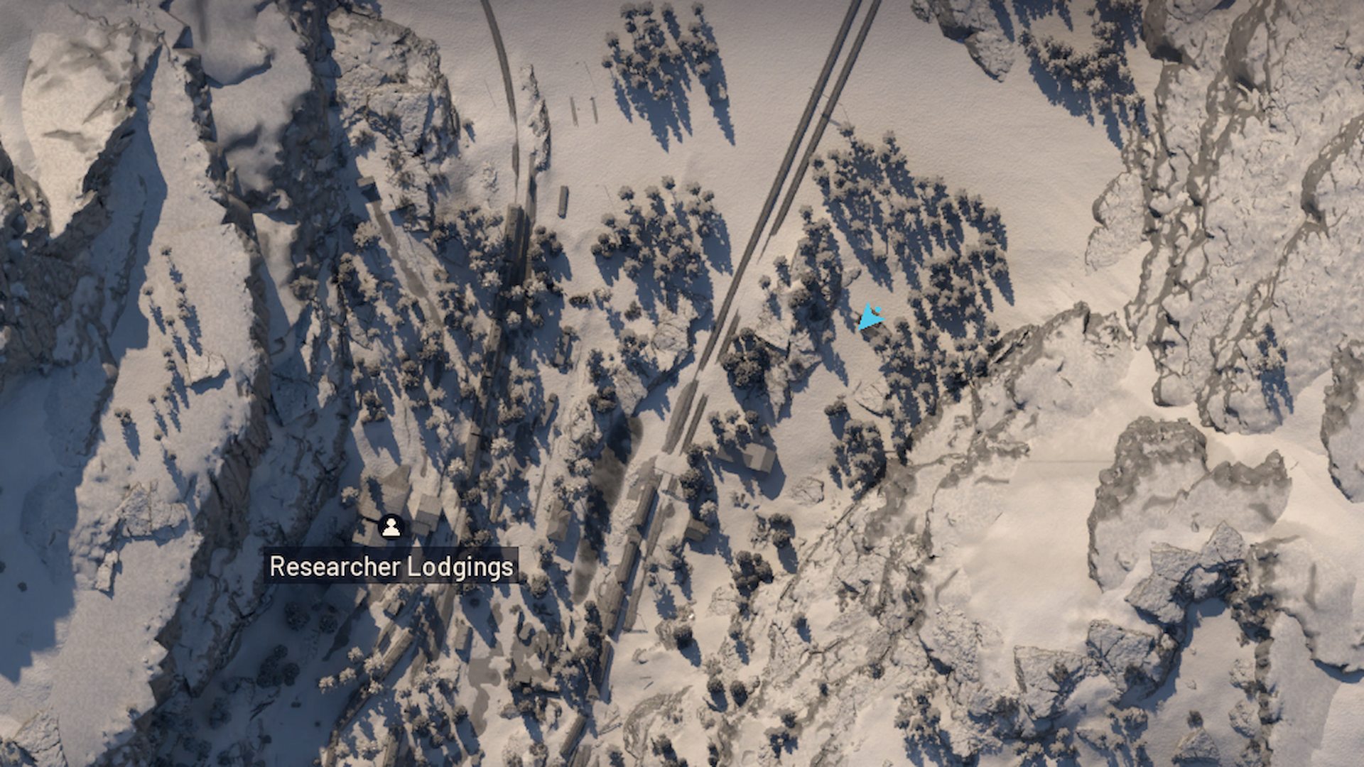 Where to find the Northern Tracks and the destroyed station