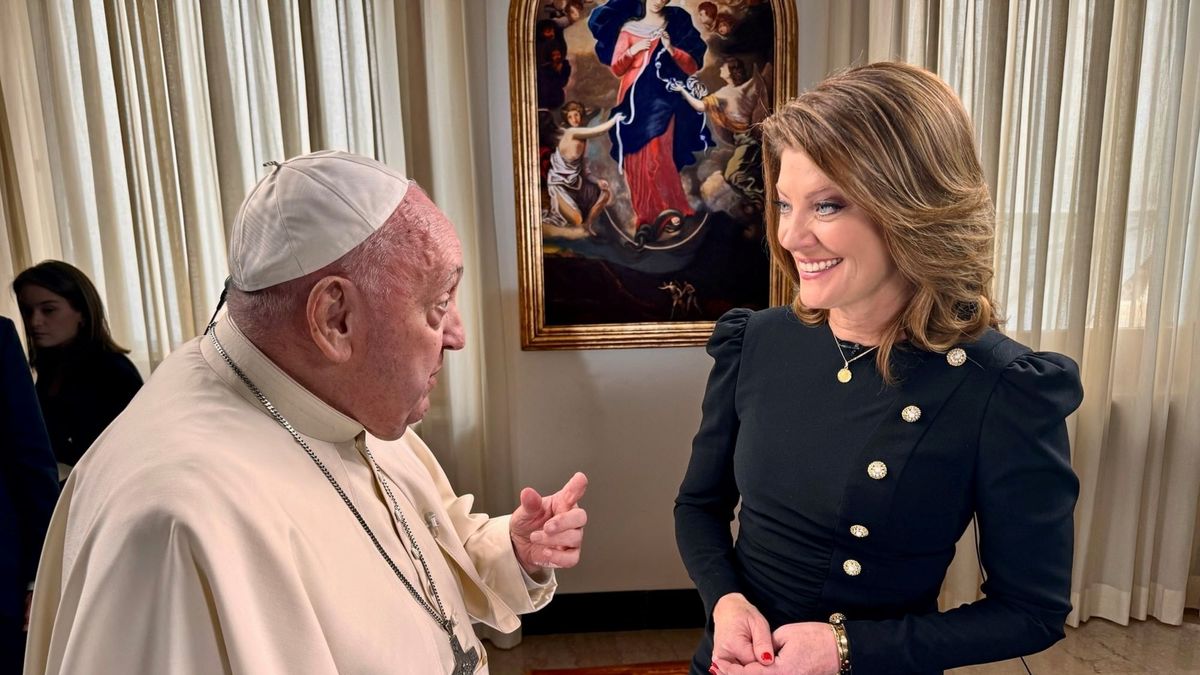 Pope Francis and Norah O&#039;Donnell