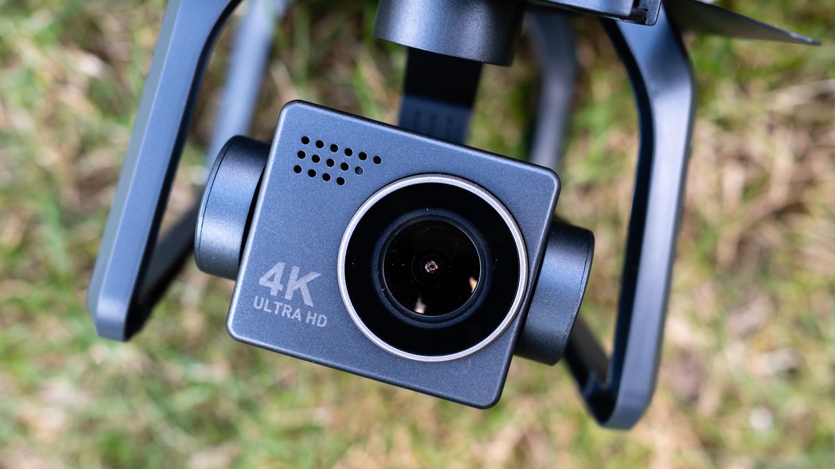 Bwine F7GB2 drone camera close-up