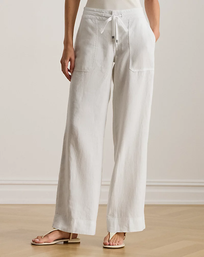 Linen Wide Leg Pant