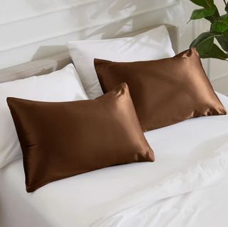 Bare Home 100% Silk Pillowcases.