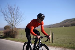 Image shows a rider completing a cycling workout.