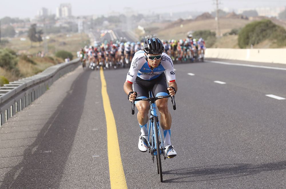 Guillaume Boivin of Canada and Team Israel Cycling Academy stage 2 at Giro d'Italia