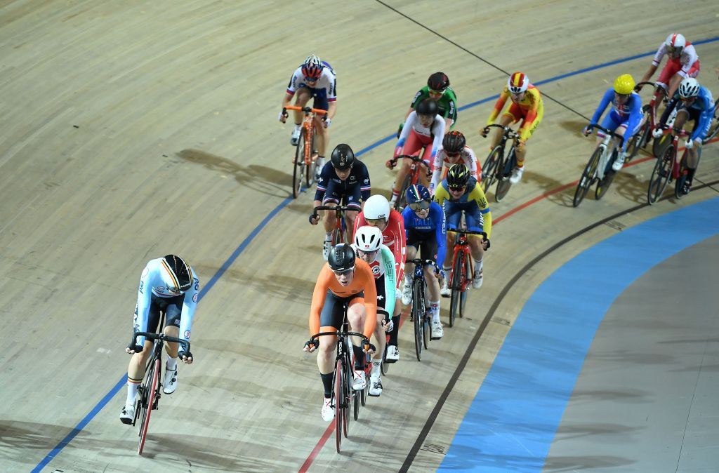 The women's points race