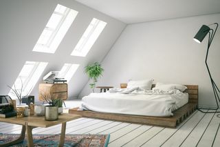 Rooflights in bedroom