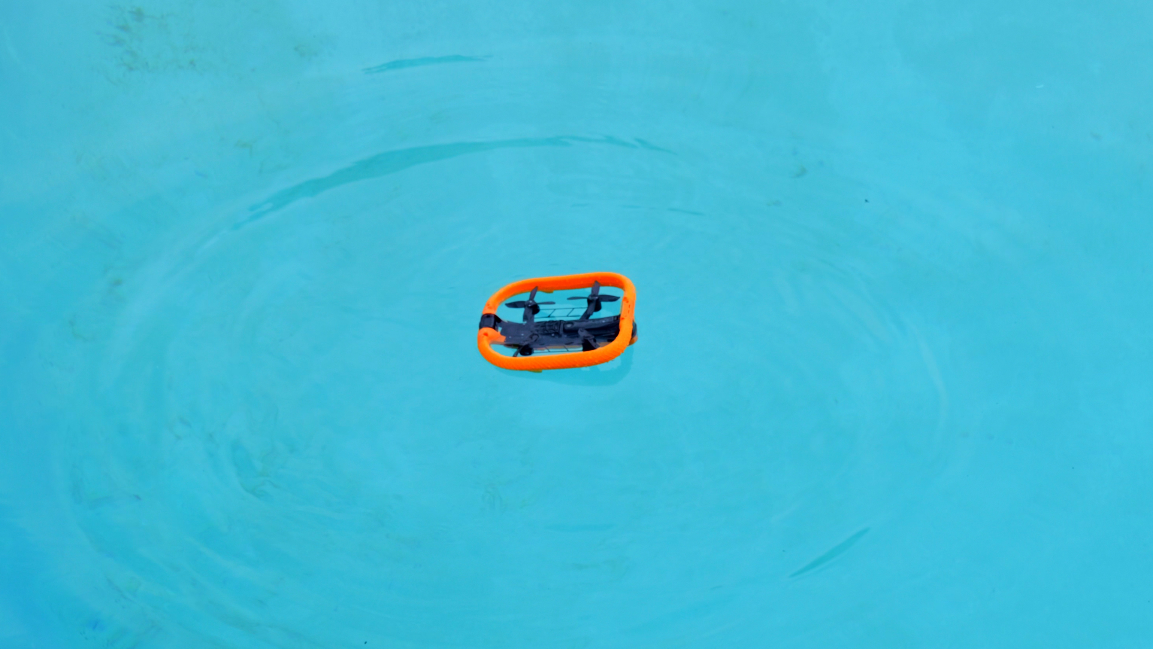 HoverAir Aqua Flipped Over