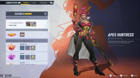 Marvel Rivals ranked rewards previewing elsa bloodstone skin