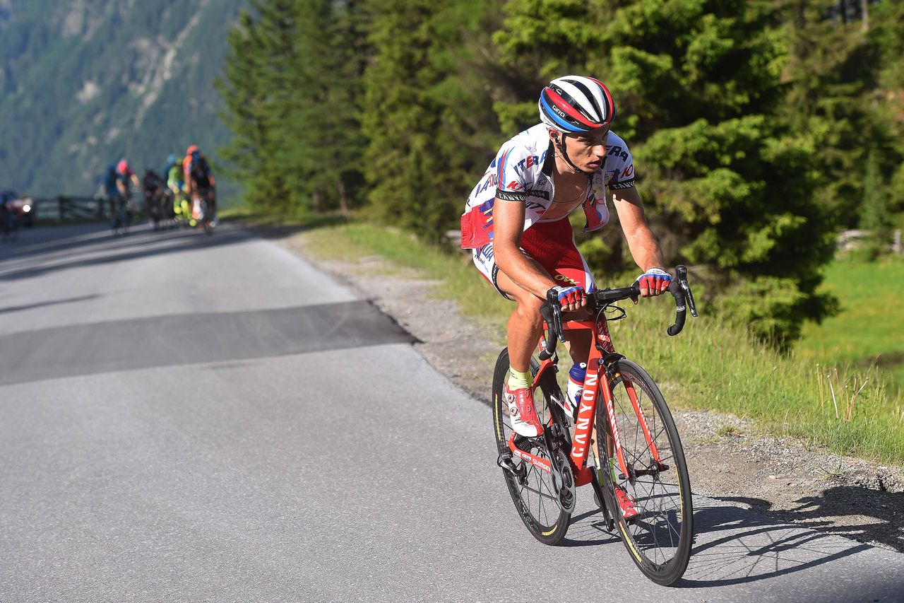 Simon Spilak (Katusha) on the attack