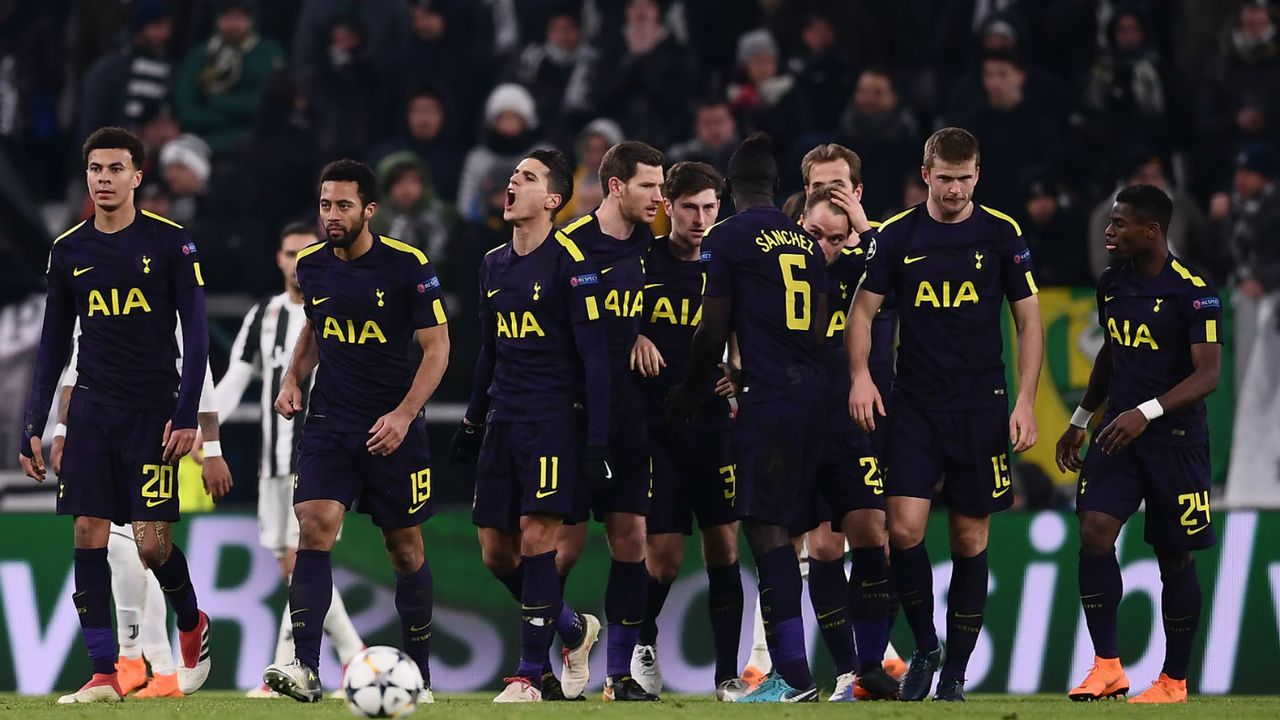 Juventus 2 Tottenham 2 Champions League round of 16