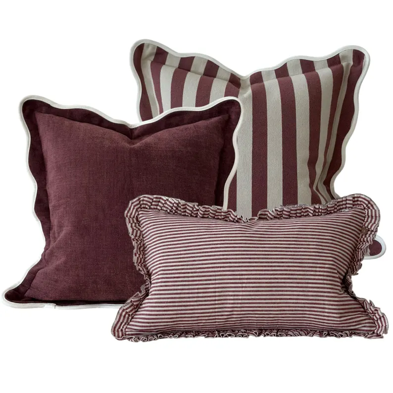 Etsy, The Chloe Plum Cushion