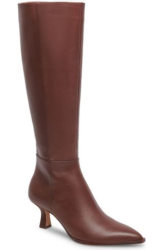 Auggie Pointed Toe Knee High Boot