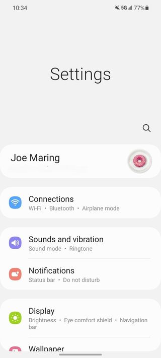 Enabling video call effects on a Samsung phone