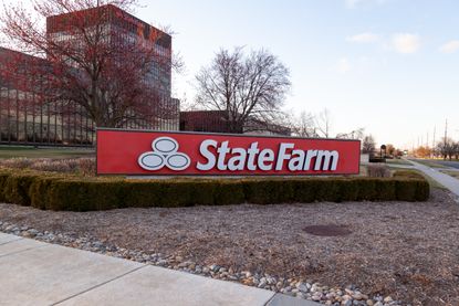 State Farm corporate headquarters in Bloomington, Illinois, USA