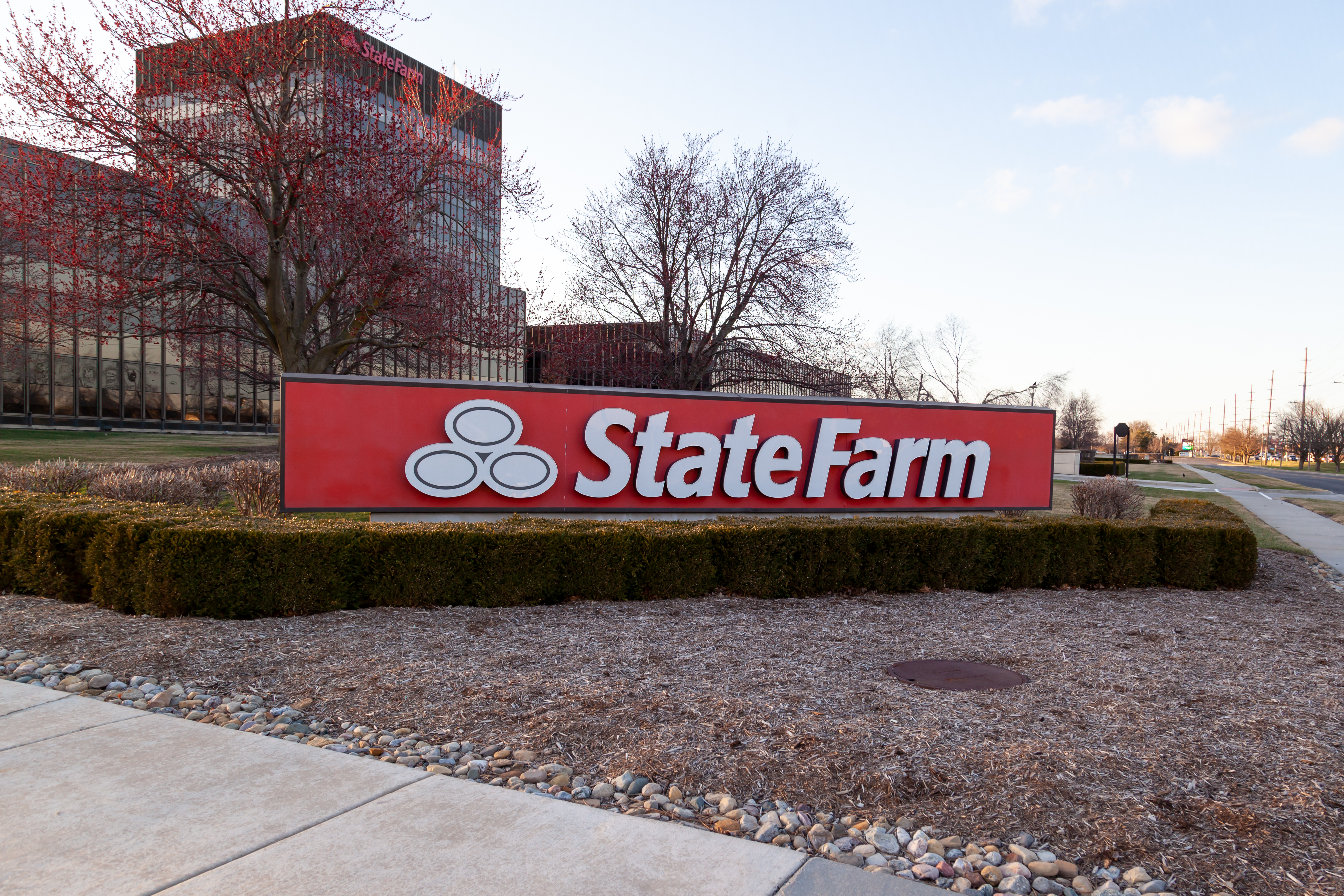 State Farm corporate headquarters in Bloomington, Illinois, USA
