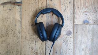 Sennheiser HD620S headphones on wooden flooring