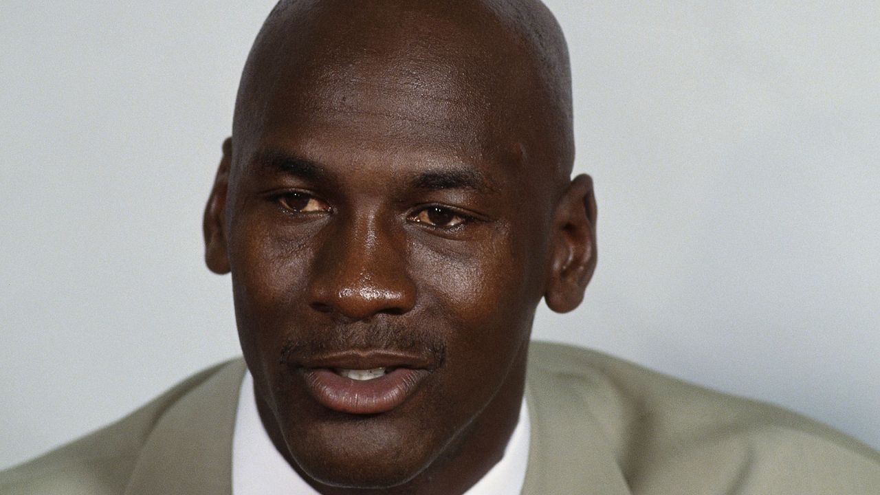 michael jordan announces his retirement from professional basketball at a press conference in chicago in october 1993 though retiring from the nba, jordan will go on to play professional baseball and eventually make a return to basketball photo by © ralf finn hestoftcorbiscorbis via getty images