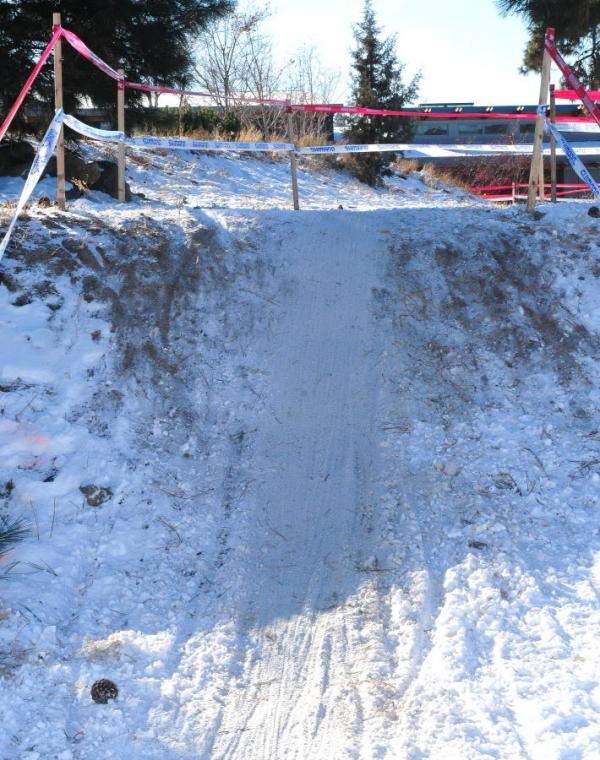 Typical course descent.