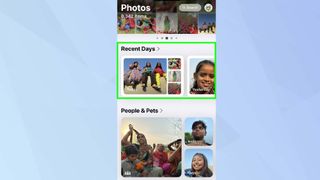 iOS 18 Photos App Recent Days