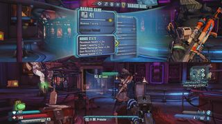 Borderlands: The Handsome Collection The Pre-Sequel split-screen