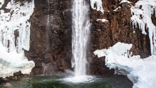 Franklin Falls in winter