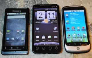 Motorola Droid, HTC Evo 4G, Google Nexus One
