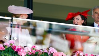 Kate Middleton and Sophie Wessex laughing