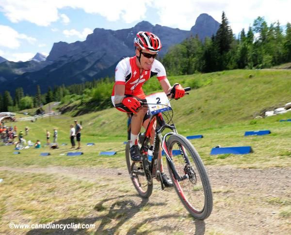 Max Plaxton (Specialized) finally dethroned seven-time men's champion Geoff Kabush