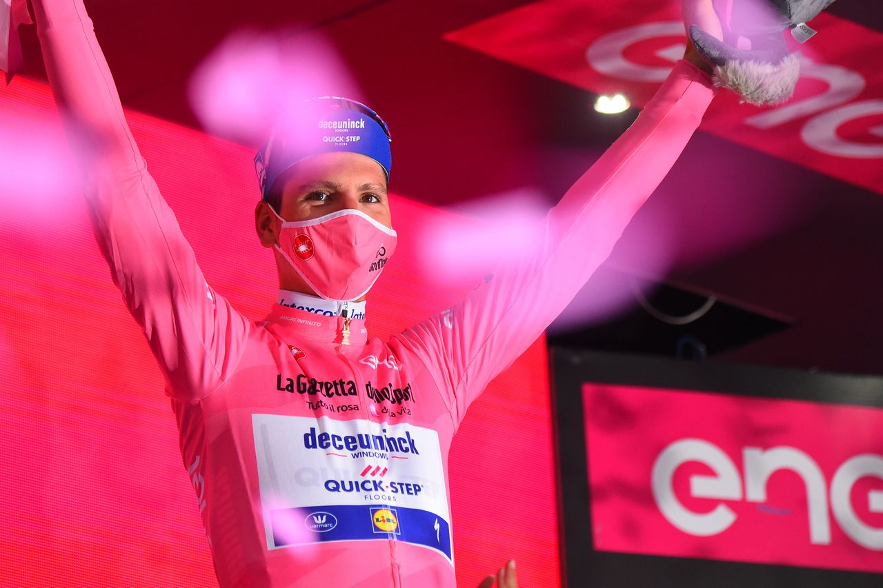 Giro dItalia 2020 103th Edition 14th stage Conegliano Valdobbiadene 341kmm 17102020 Joao Almeida POR Deceuninck Quick Step photo Dario BelingheriBettiniPhoto2020