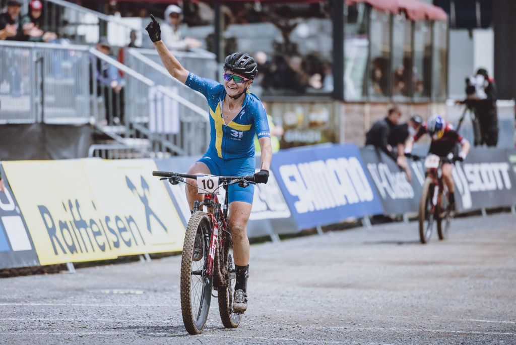 Sweden&#039;s Jenny Rissveds Cross Country World Cup in Leogang Austria on June 13 2021