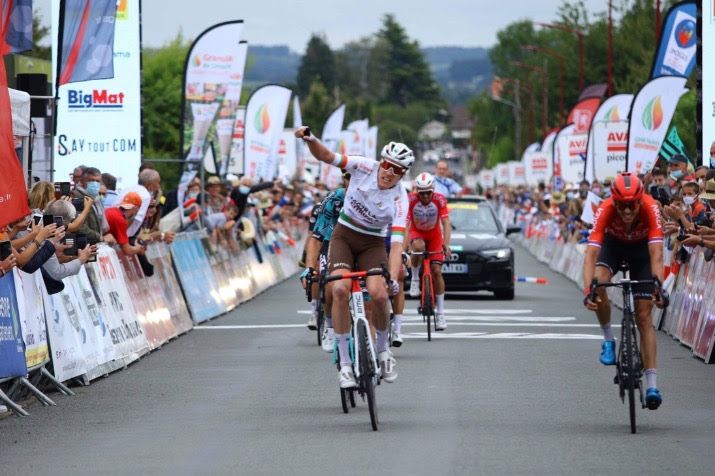 Dorian Godon of AG2R Citroën wins stage 2 of 2021 Tour du Limousin