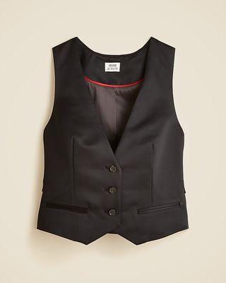 Christopher John Rogers X J.crew Slim-Fit Vest in Duchesse Satin