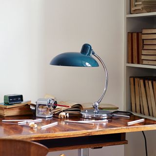table lamp and desk
