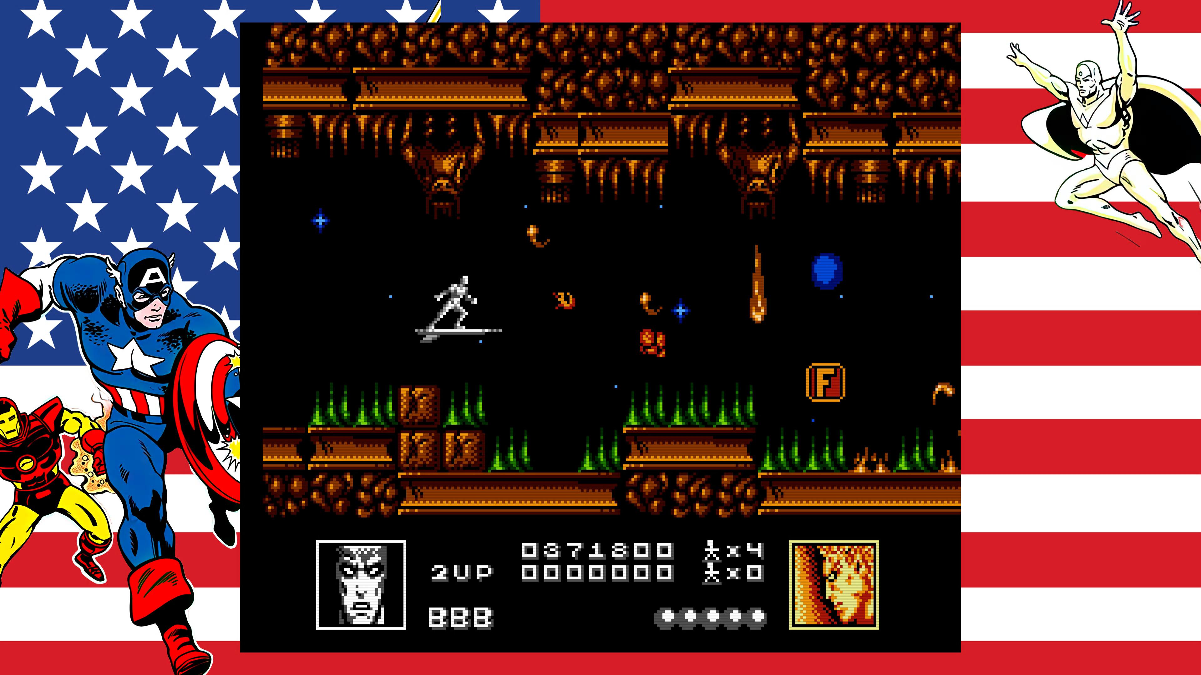 Screens from 1990s Marvel games