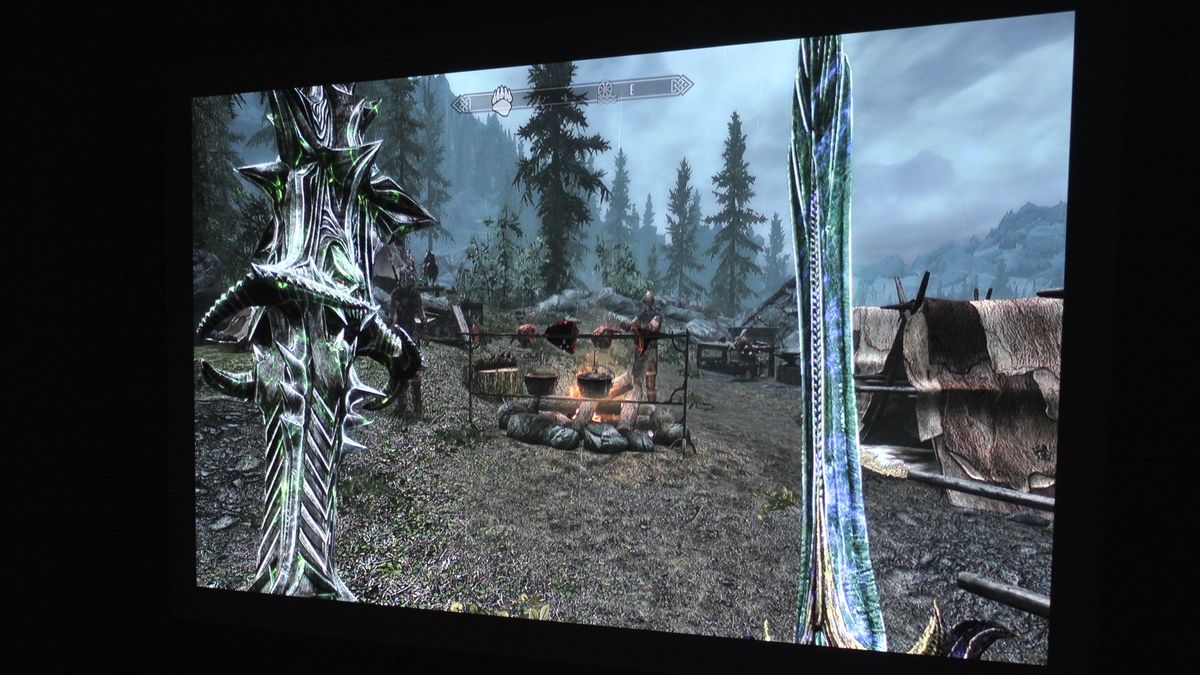 Gaming was pretty solid, despite the 60Hz limit