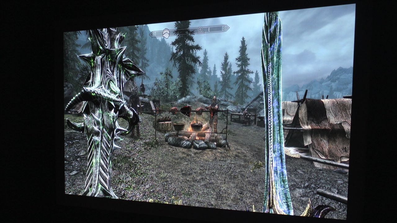 Gaming was pretty solid, despite the 60Hz limit