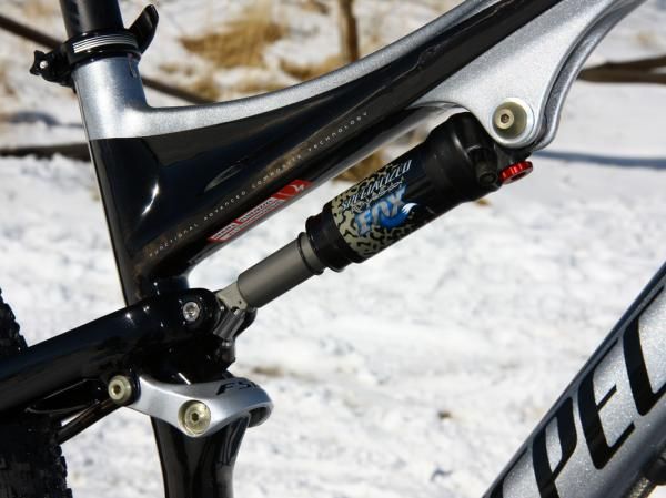 The Fox-made Specialized shock uses an undersized main body as much of the oil volume is also shared with the remote unit.