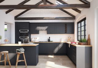 dark and moody kitchen by magnet