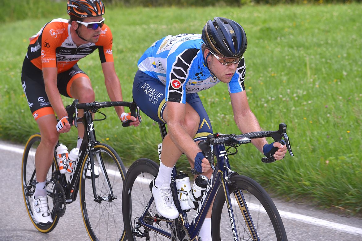 Lasse Norman Hansen (Aqua Blue Sport) in the breakaway